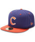 Фото #4 товара Men's Clemson Tigers 59FIFTY Basic Fitted Hat - Purple and Orange