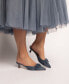 ფოტო #9 პროდუქტის Women's Vianna Buckle Slip On Heels