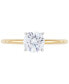 ფოტო #3 პროდუქტის IGI Certified Lab Grown Diamond Engagement Ring (1 ct. t.w.) in 14k White Gold or 14k Gold & White Gold