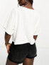 Фото #2 товара Roxy Tiki & Surf oversized crop t shirt in white