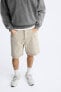 Фото #5 товара Джинсовые шорты straight-leg ZARA