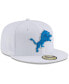 Фото #2 товара Men's White Detroit Lions Omaha 59FIFTY Fitted Hat