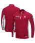 ფოტო #1 პროდუქტის Men's Crimson Indiana Hoosiers OHT Military-inspired Appreciation Snow Cruise Raglan 1/4-zip Jacket