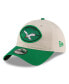 Men's Stone/Green Philadelphia Eagles 2024 Sideline Historic 9TWENTY Adjustable Hat