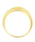 ფოტო #3 პროდუქტის Men's Diamond (1/4 ct. t.w.) Ring in 10K White or Yellow Gold
