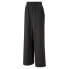 Puma Infuse Wide Leg Pants Womens Black Casual Athletic Bottoms 53835401