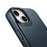 Фото #15 товара Глянцевый кожаный iPhone 14 чехол с магнитной крышкой CE Oil Wax Premium Leather Заказ синий