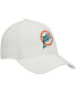 Фото #4 товара Men's White Miami Dolphins Clean Up Legacy Adjustable Hat