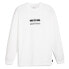 Puma Graphics Aerodynamik Crew Neck Long Sleeve Shirt Mens White Casual Tops 624