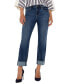 ფოტო #1 პროდუქტის Women's Marley Girlfriend Cuffed Jeans