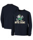 ფოტო #1 პროდუქტის Big Boys Navy Notre Dame Fighting Irish Lockup Long Sleeve T-shirt