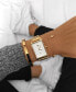 ფოტო #4 პროდუქტის Women's Charlie Gold-Tone Stainless Steel Bracelet Watch 24mm