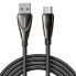 Фото #1 товара Kabel przewód w oplocie Pioneer Series USB-A - USB-C 100W 1.2m czarny