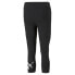 Фото #4 товара Puma Essentials 34 Logo Leggings Womens Black Athletic Casual 58682801