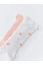 Desenli Kız Bebek Diz Altı Çorap 2'li