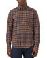 Фото #1 товара Men's Brushed Ombre Check Shirt