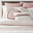 Фото #1 товара 8pc Queen Stripe Boho Comforter Set Mauve - Threshold