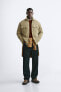 Corduroy quilted overshirt