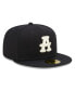 ფოტო #4 პროდუქტის Men's Navy Gwinnett Stripers Black Crackers Theme Night 59FIFTY Fitted Hat