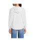 Фото #2 товара Women's Long Sleeve Slub Hooded Popover