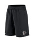 Фото #2 товара Men's Black Atlanta Falcons Stretch Woven Shorts