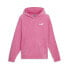 Puma Essential Elevated Velour Pullover Hoodie Womens Pink Casual Outerwear 6759