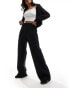 Фото #1 товара Spanx wide leg ponte trousers in black