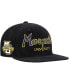 Фото #3 товара Big Boys Black Marquette Golden Eagles Corduroy Script Snapback Hat