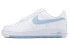 【定制球鞋】Nike Air Force 1 Low '07 空军一号 改色 简洁 涂鸦 雾霾蓝 低帮 板鞋 男款 灰蓝白 / Кроссовки Nike Air Force CW2288-111 42.5 - фото #1