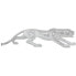 Decorative Figure Alexandra House Living Silver Plastic Panther 115 x 26 x 24 cm