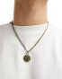 Classics 77 roam graphic pendant chain necklace in gold