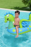 Фото #6 товара Bestway Pripučiamas plaustas Bestway Fantasy Dragon, 134x142 cm, žalias