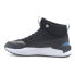 Фото #3 товара Puma XRay 2 Square Mid Lace Up Mens Black Sneakers Casual Shoes 37302001