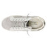 Фото #7 товара Vintage Havana Flair Lace Up Womens Silver Sneakers Casual Shoes FLAIR-041