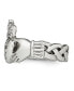 Фото #3 товара Stainless Steel Polished Claddagh with Cross Ring