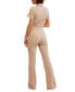 ფოტო #2 პროდუქტის Women's Cotton Jayde Flare-Leg Jumpsuit