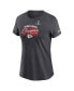 ფოტო #3 პროდუქტის Women's Nike Anthracite Kansas City Chiefs Super Bowl LVIII Champions Iconic Essential T-shirt