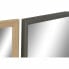 Wall mirror DKD Home Decor 56 x 2 x 76 cm Crystal Natural Grey Brown White polystyrene (4 Pieces)