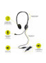 Фото #7 товара 901603 - Headset - Head-band - Office/Call center - Black - Binaural - 1.2 m