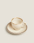 Фото #4 товара Porcelain coffee cup with antique finish rim