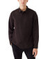Men's Solid-Color Flannel Button Shirt