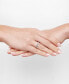 ფოტო #2 პროდუქტის Diamond Princess-Cut Three Stone Engagement Ring (2 ct. t.w.) in 14k White Gold