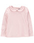 Фото #5 товара Toddler Scalloped Peter Pan Embroidered Top 2T