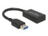 Delock 65698 - 0.15 m - USB A - USB C - USB 3.2 Gen 2 (3.1 Gen 2) - Male/Female - Black