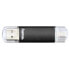 Фото #3 товара Hama Laeta Twin - 16GB - 16 GB - USB Type-A / Micro-USB - 3.2 Gen 1 (3.1 Gen 1) - 45 MB/s - Cap - Black