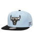 Men's Light Blue/Black Chicago Bulls Core IV Snapback Hat