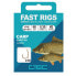 CTEC Fast Rigs Carp Barbless Tied Hook 0.300 mm