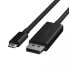 Фото #7 товара Belkin AVC014bt2MBK - 2 m - USB Type-C - DisplayPort - Male - Male - Straight