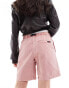 Gramicci cotton twill pigment dye G-Short in pink Розовый, L - фото #3