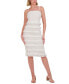 ფოტო #1 პროდუქტის Women's Tiered Ruffle-Trim Bodycon Dress